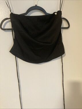 H&M Black Slip Cami Top